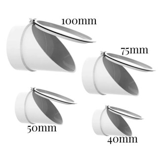 Válvula de Retenção Esgoto Branca 100mm 75mm 50mm 40mm em Oferta na Shopee