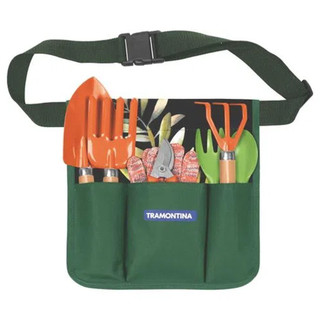 CONJUNTO PARA JARDINAGEM TRAMONTINA COM CINTO AVENTAL 8 PEÇAS em Oferta na Shopee