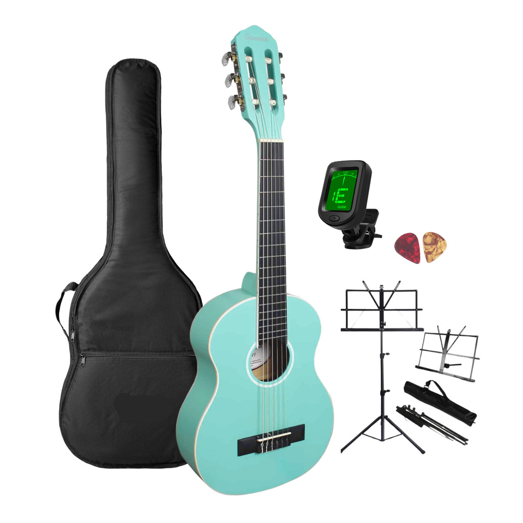 Violao 1/2 infantil Giannini Azul Turquesa  + Acessórios
