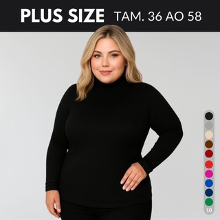 Blusa De Frio Feminina Plus Size Blusa Segunda Pele Feminino Blusa Manga Longa Feminina