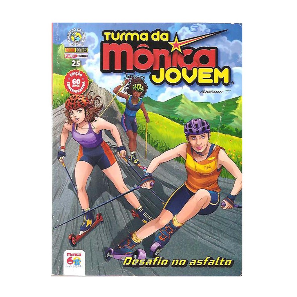 Hq Turma da Mônica Jovem nº 25 - Desafio no Asfalto