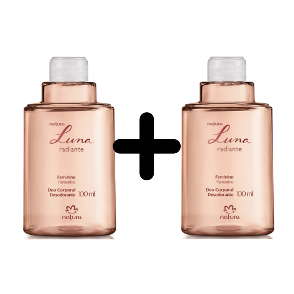 KIT 2 UNIDADES Refil Desodorante Corporal Luna Radiante - 100 ml