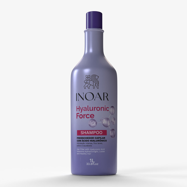Inoar Hyaluronic Force Shampoo Litro - Beauty