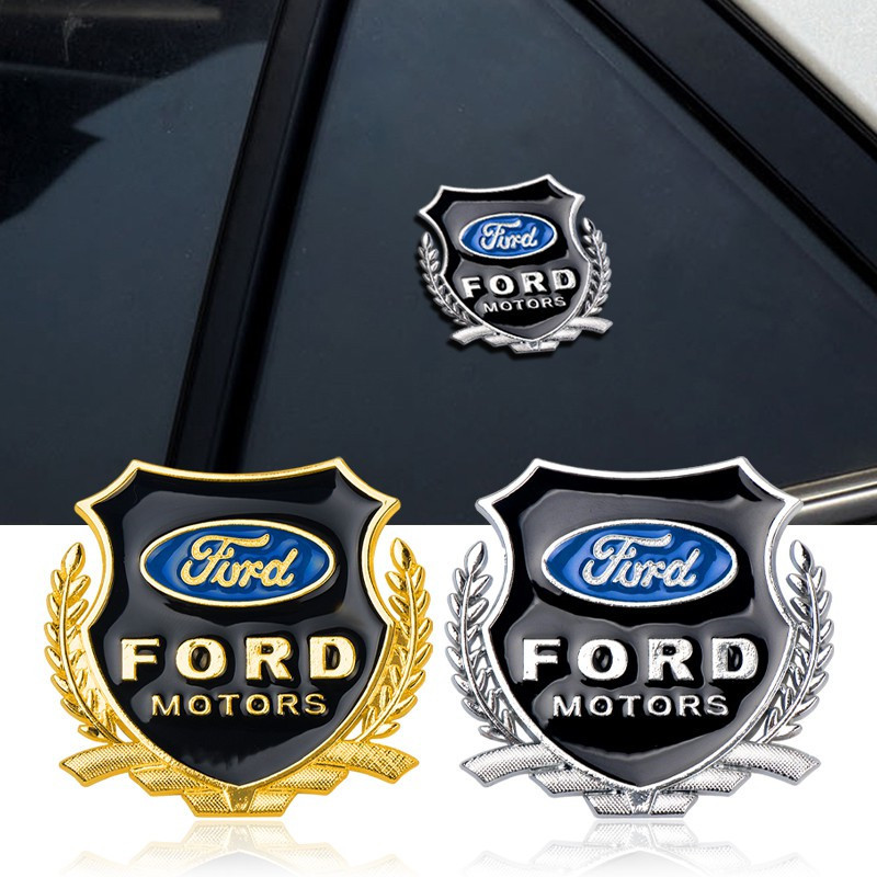 Par Emblema Metal 3D Ford Focus Fiesta Ranger Adesivo Janela Automotivo