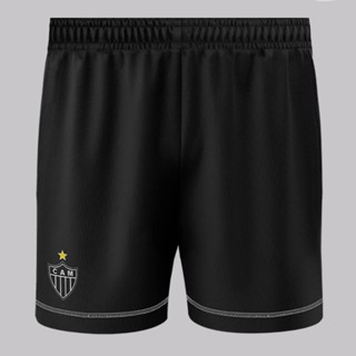 Bermuda Atlético Mineiro Taça Infantil Preta em Oferta na Shopee