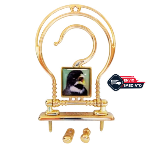 Gancho Gaiola COLEIRO Coleira Coleirinha Super Luxo Premium