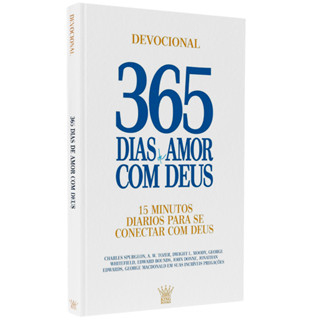 Livro 365 Dias De Amor Com Deus | Devocional em Oferta na Shopee