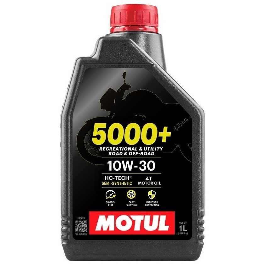 Óleo Lubrificante Motul 4t 10w30 5000+ Semi Sintetico 1 Litro