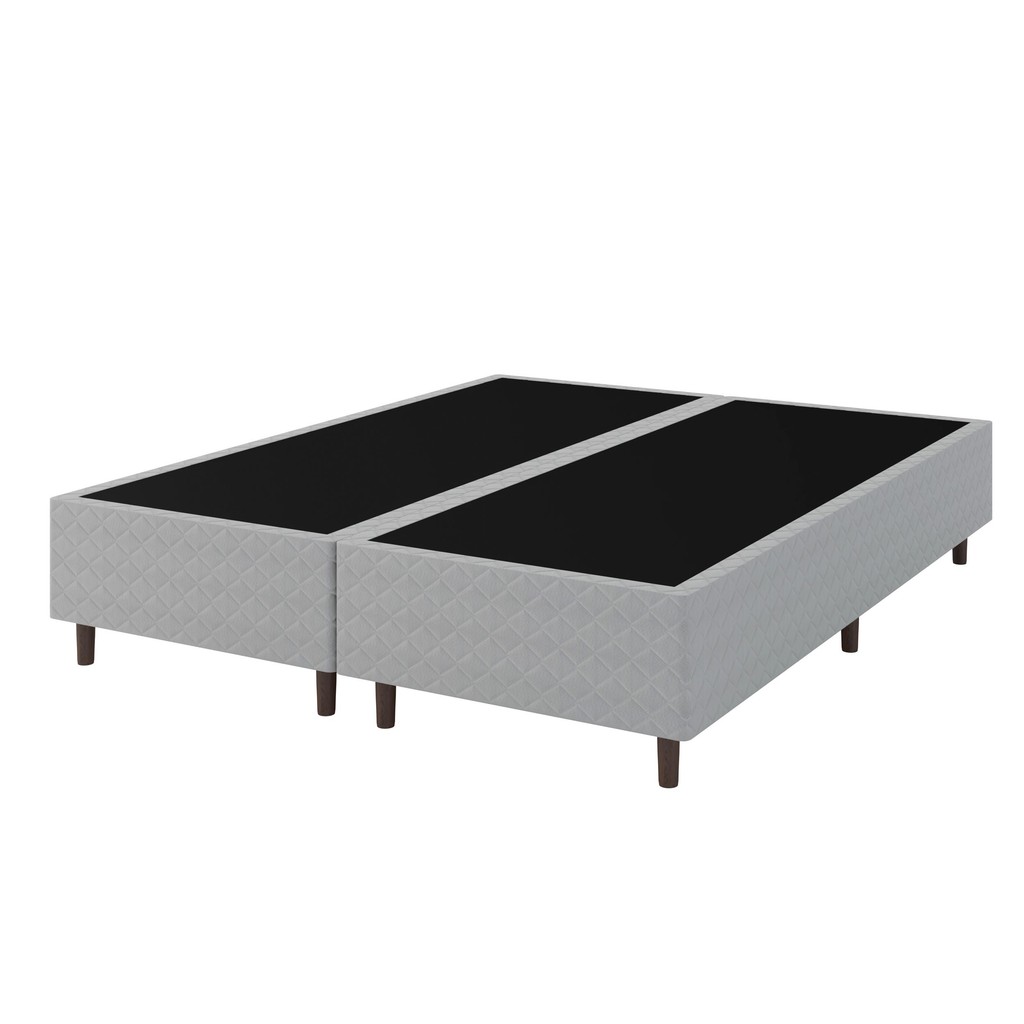 Base Box Queen 158x198x38 Branco Dakota Umaflex - Home & Living