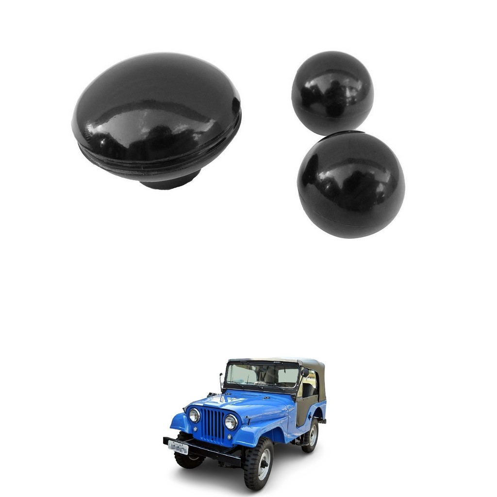 Jogo Bola Câmbio Preto Sem Marcação Jeep Ford Willys Todos