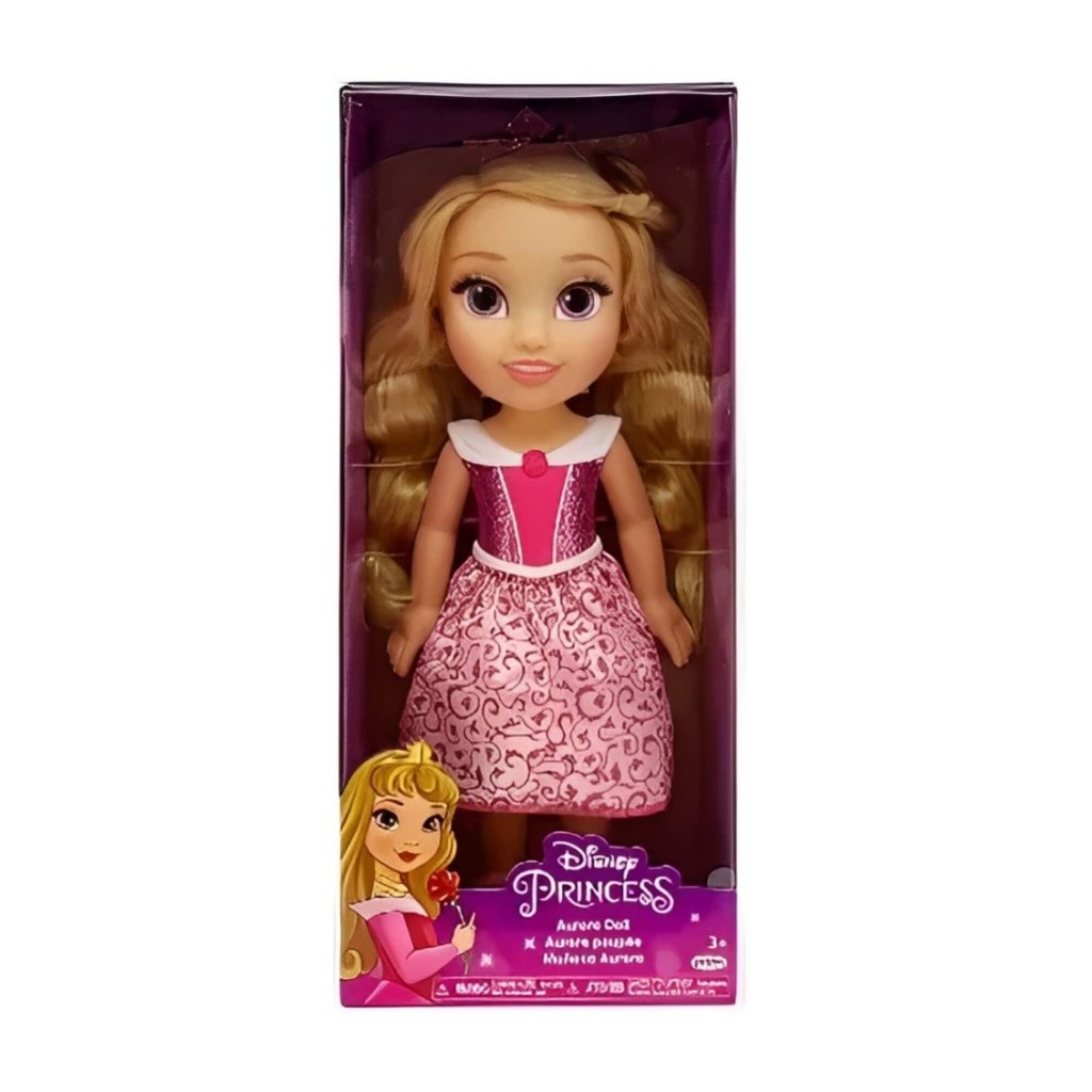Boneca Toddler Princesas Disney Aurora 38cm Multikids - BR2142 em Oferta na Shopee