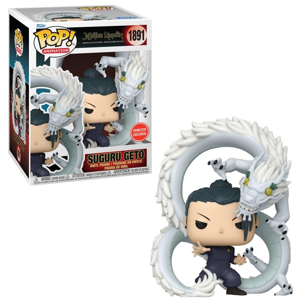 Boneco Funko Pop! Premium Jujutsu Kaisen - Geto com Dragão - Hobbies & Collections