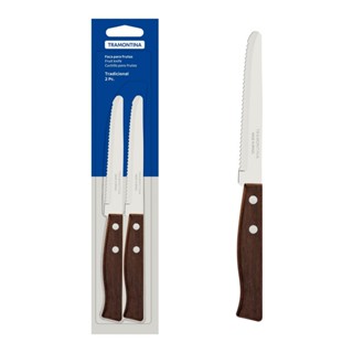 Faca Para Frutas Madeira Natural 2 Peças - Tramontina em Oferta na Shopee