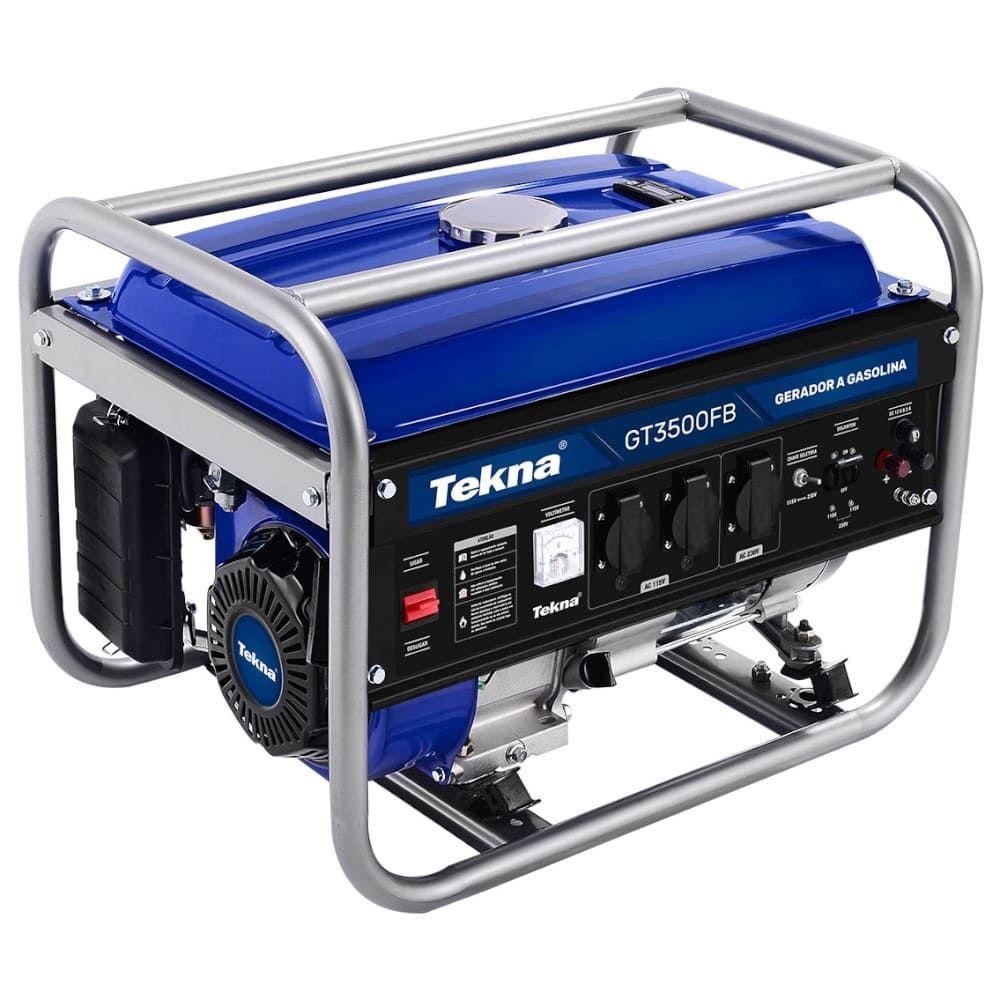 Gerador a Gasolina Tekna GT3500FB 4 Tempos 15L Bivolt 3100W