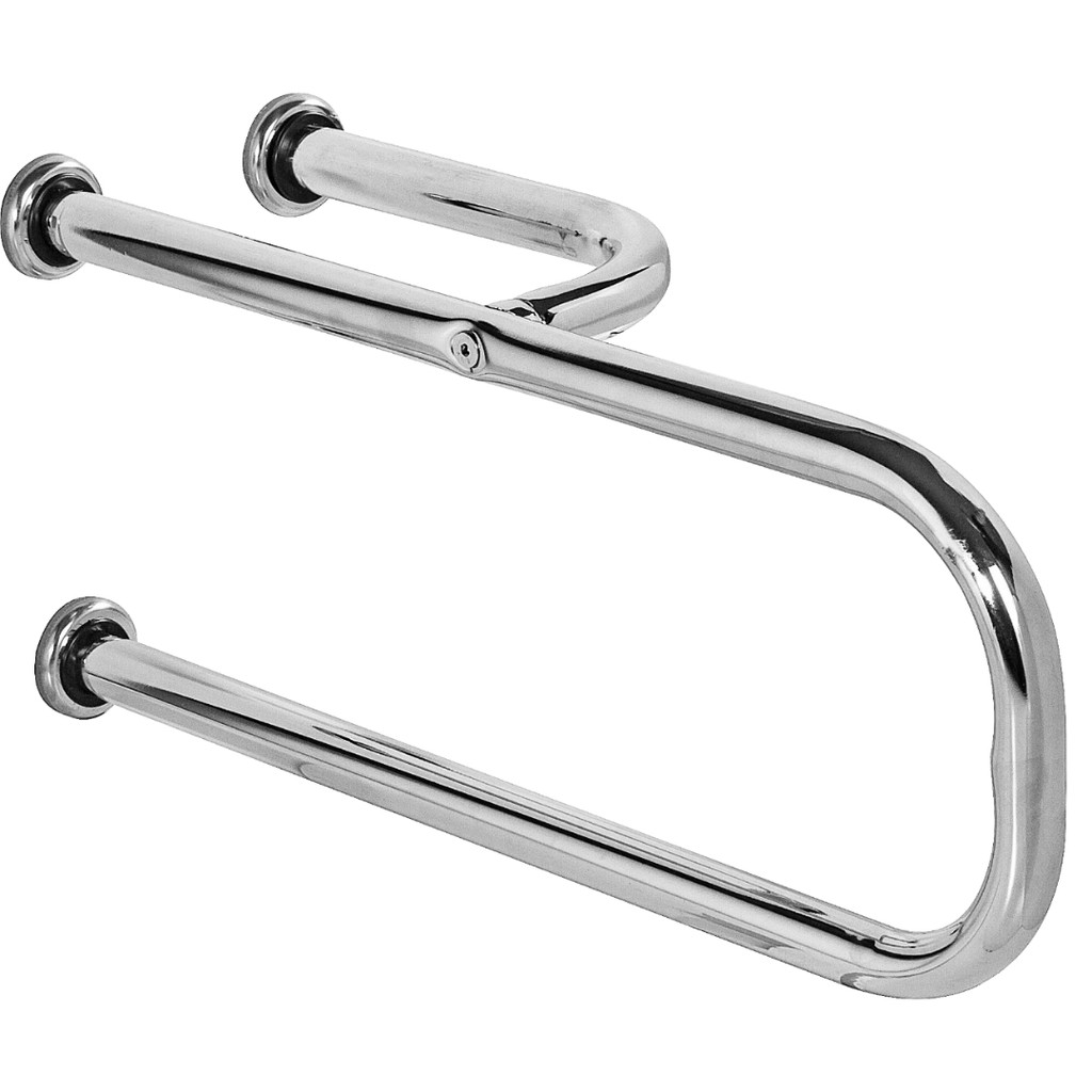 Barra De Apoio Para Vaso Sanitário 80x20cm Esquerda