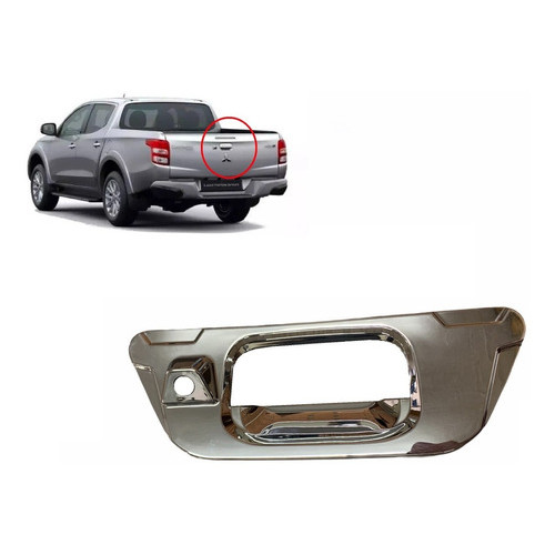 Moldura Aplique Maçaneta Tampa Traseira L200 Triton 2016 ...