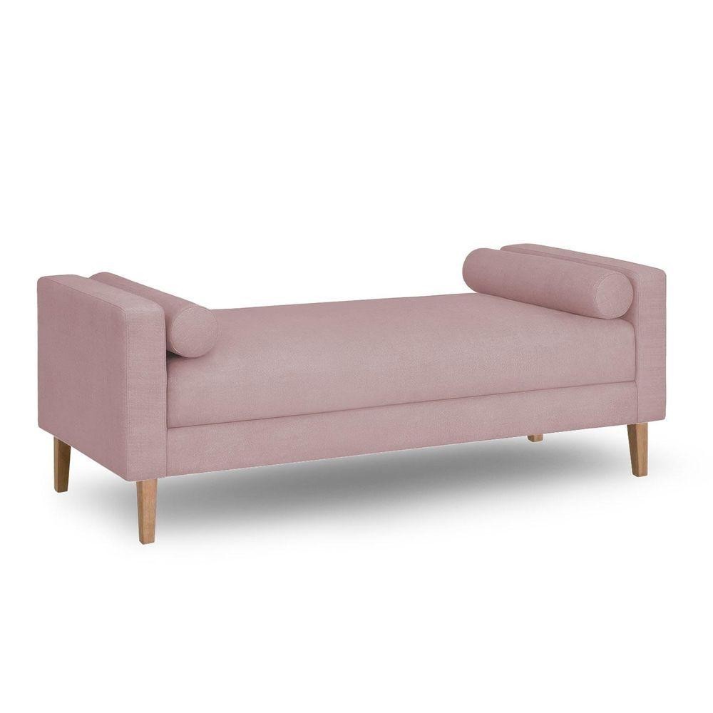 Recamier Berlim 1,20m Suede Rose - Inova Decorações em Oferta na Shopee