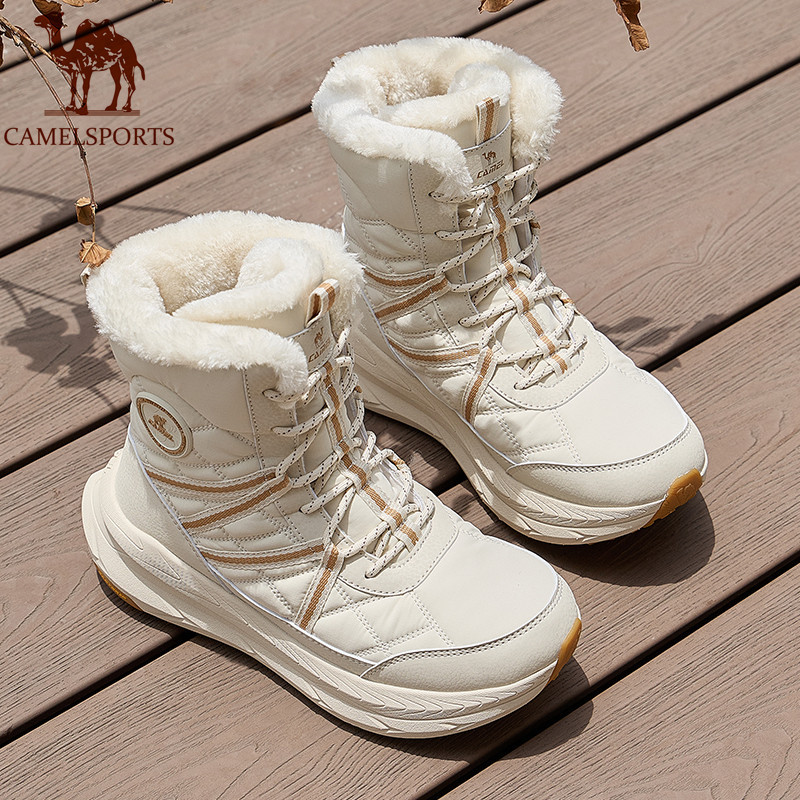 CAMEL SPORTS Novo Outono E Inverno Quente Confortável Antiderrapante Aderência Elegante Versátil Sapatos Casuais Para Mu em Oferta na Shopee