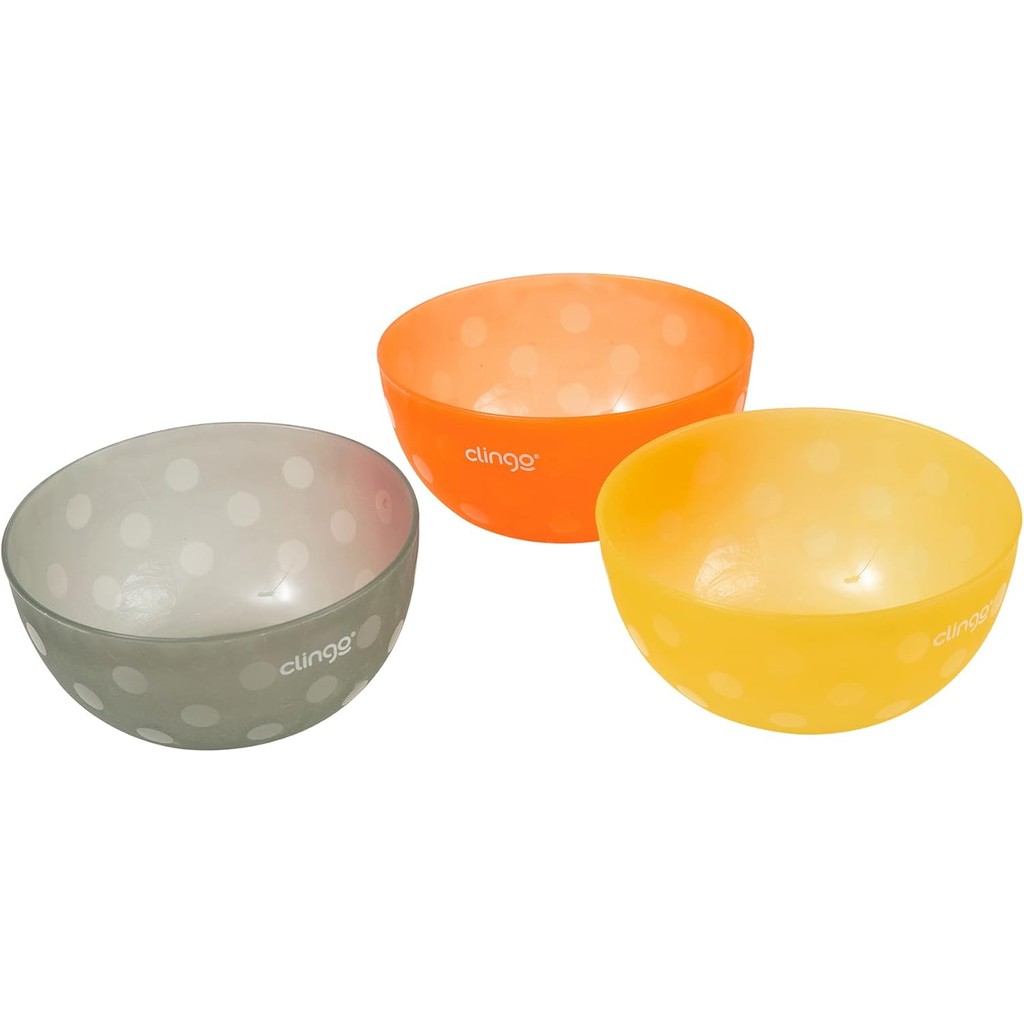 BOWLS COLORS - KIT 3 UNIDADES, Clingo, Multicor