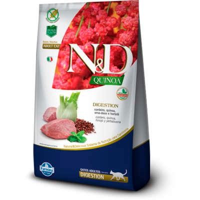 Ração Quinoa Digestion N&d Gatos Adultos Cordeiro 7,5kg