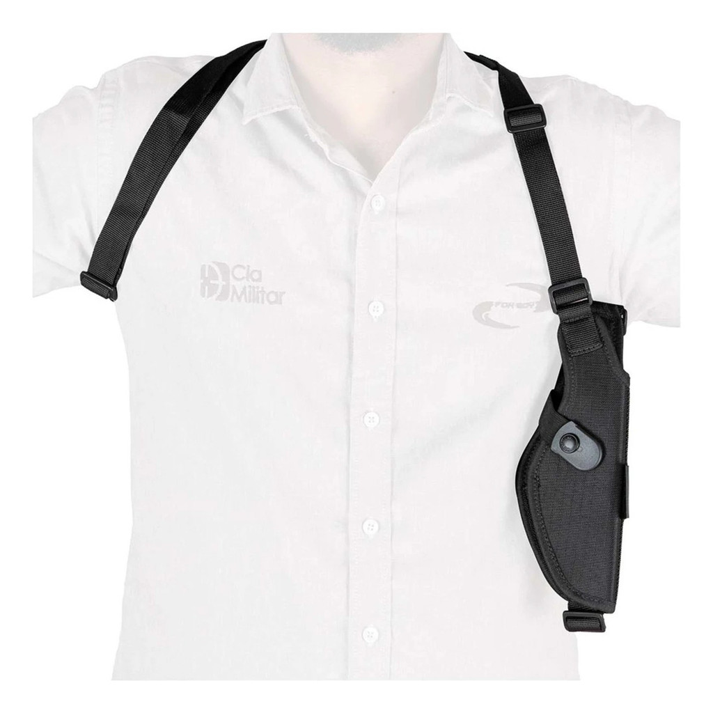 Coldre Axilar 1 Tira Tático Ripstop Cia Militar