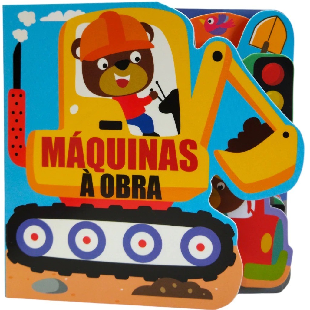 Livro Recortado - Máquinas à Obra em Oferta na Shopee