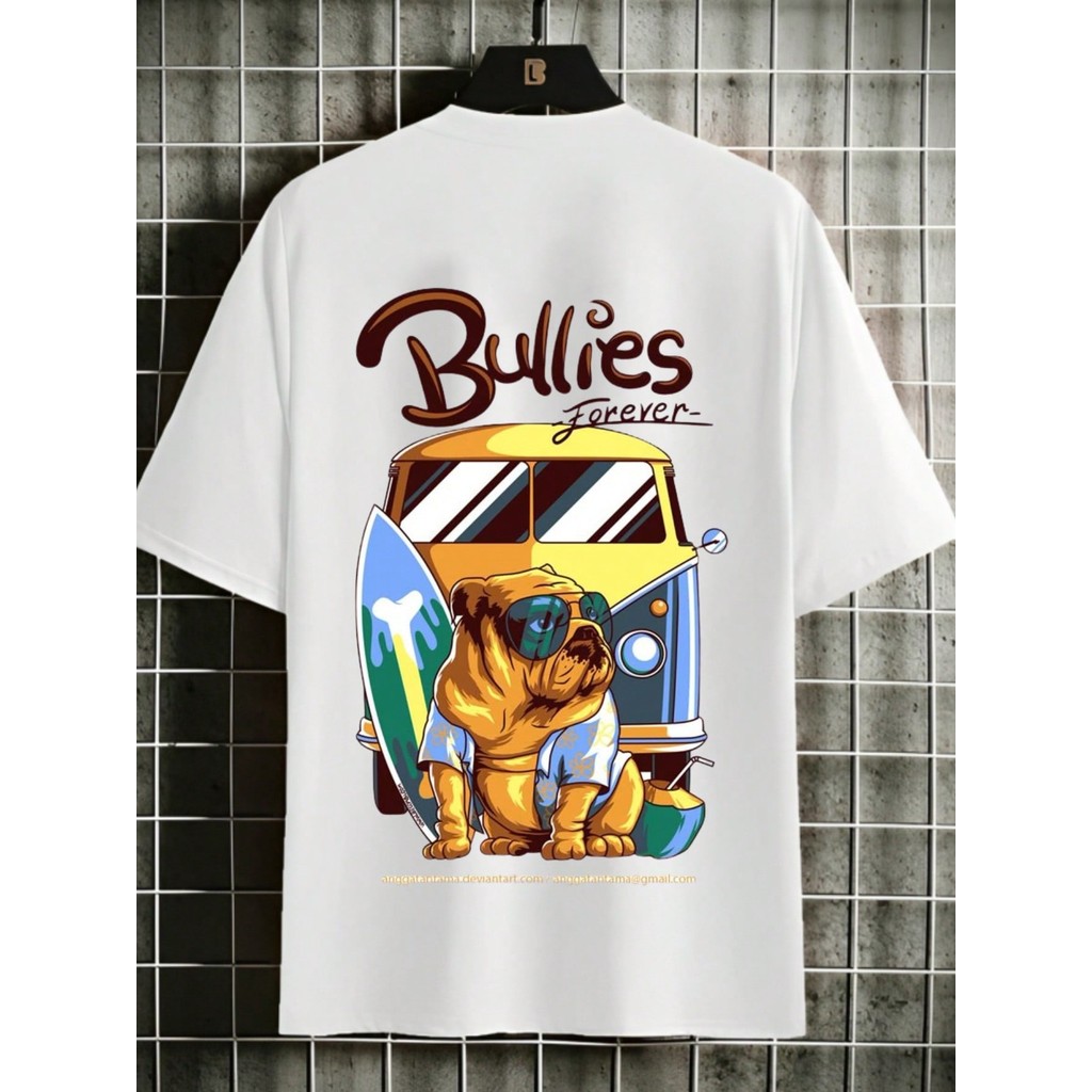 Camiseta Surfista Bullies Estampada 100% Algodão Unissex Masculino Feminino Confortável