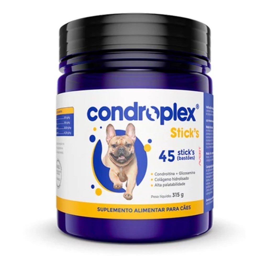 Condroplex Stick 45 - Avert Cães - Condroitina