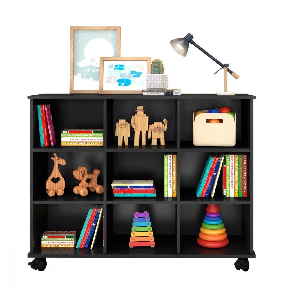 Multiuso Nicho Organizador Preto Qmovi Preto em Oferta na Shopee