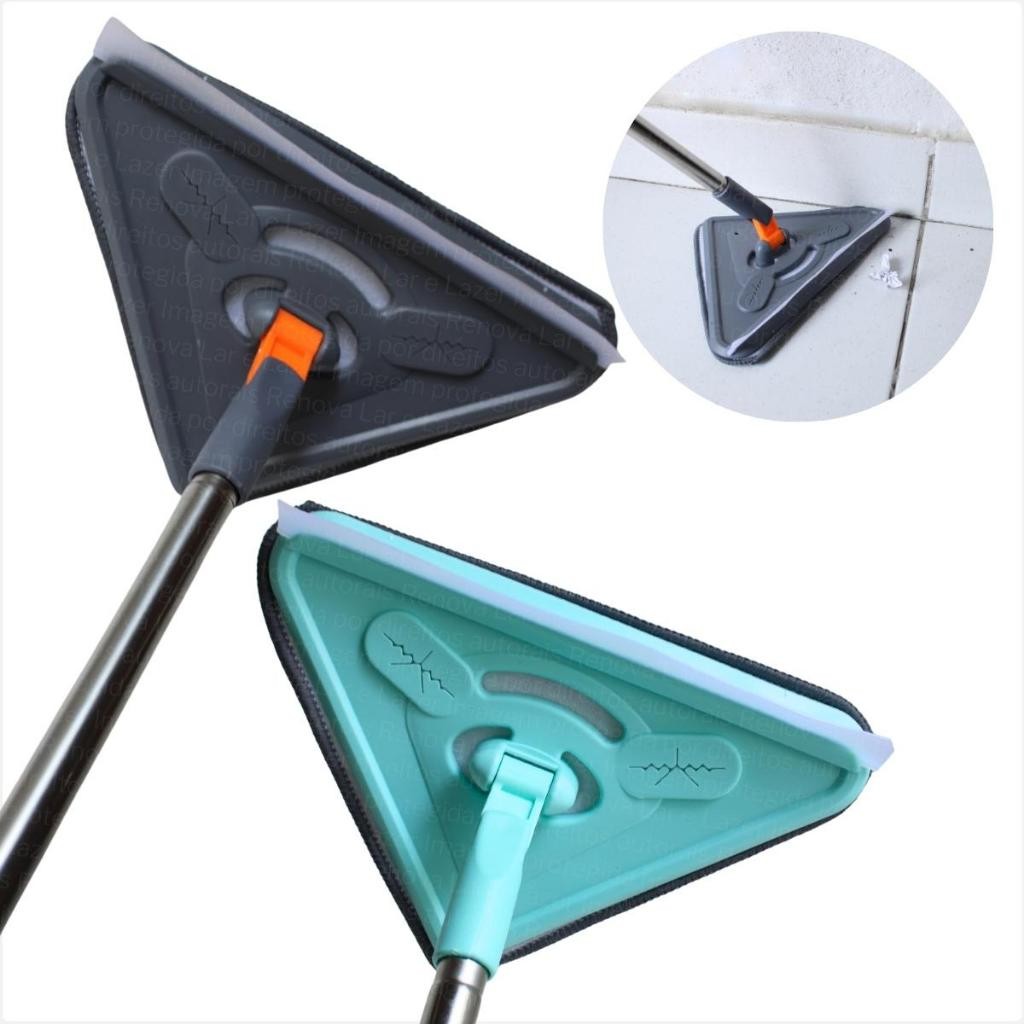 Esfregão Limpador Multifuncional Mop Triangular em Oferta na Shopee