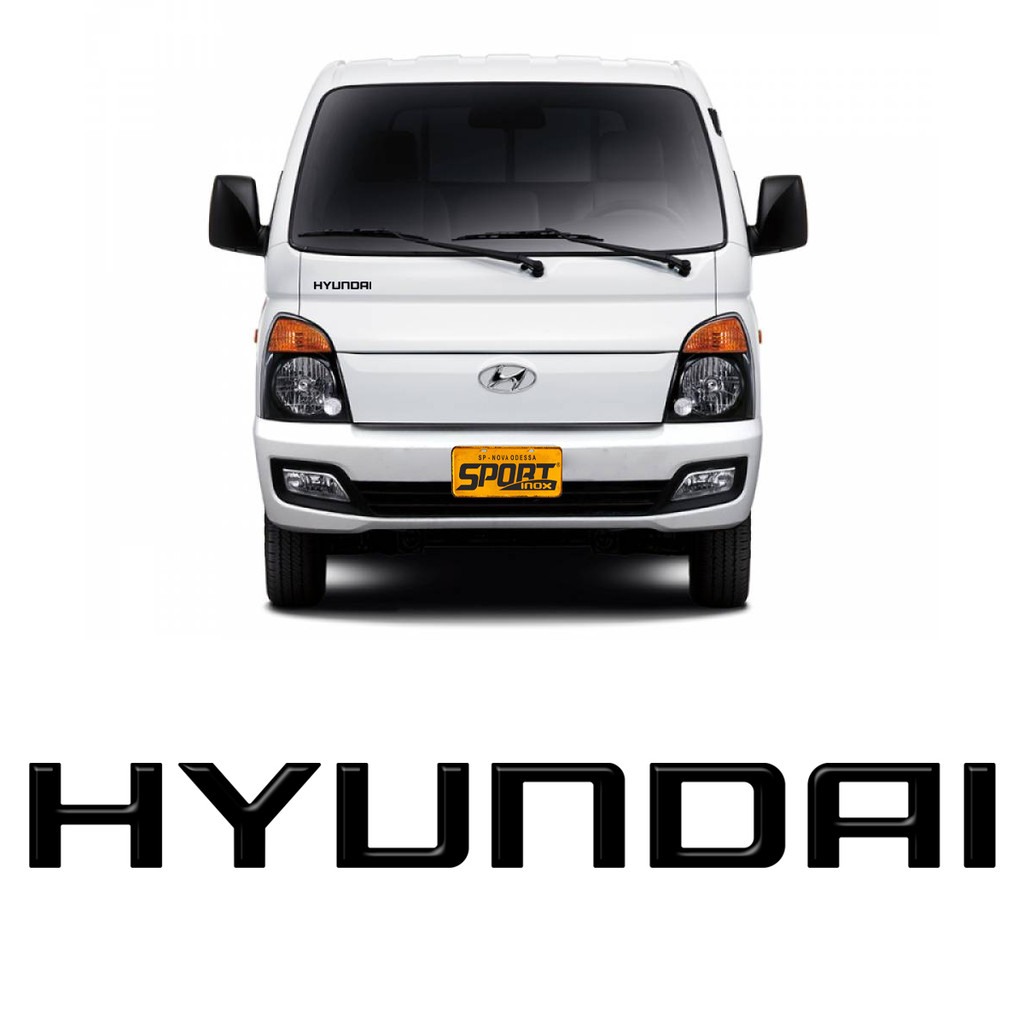 Adesivo Do Capo Caminhão Hr Hyundai 2007/2023 Preto Resinado - Spare Parts and Accessories for Vehicles