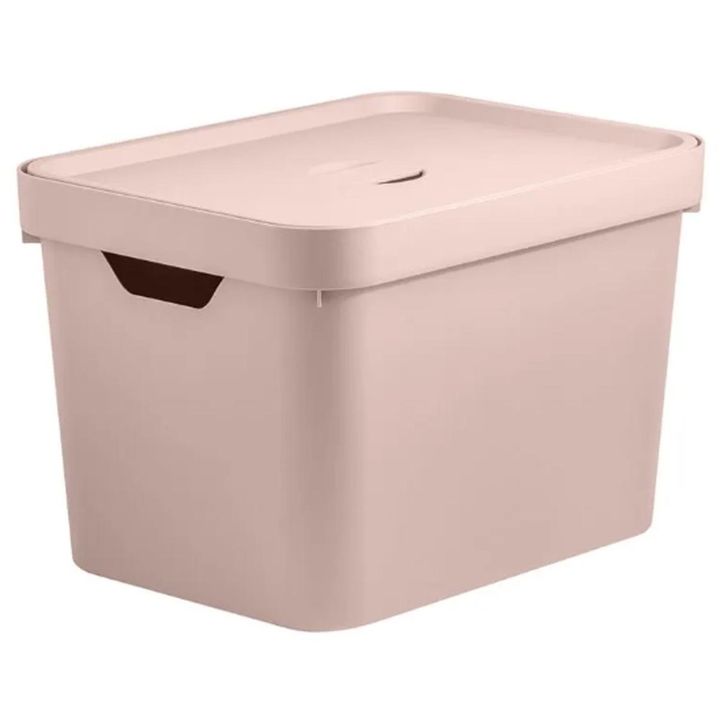 Caixa Organizadora Cube M 18L Com Tampa Fechado - Ou  - Original Novo