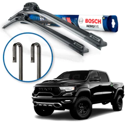 Par Palheta Limpador Parabrisa Bosch Dodge Ram 1500 2021 2022 2023 2024 2025