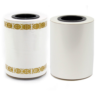 Faixa Para Coroa Fúnebre 10cm X 50mts Branca e Decorada em Oferta na Shopee