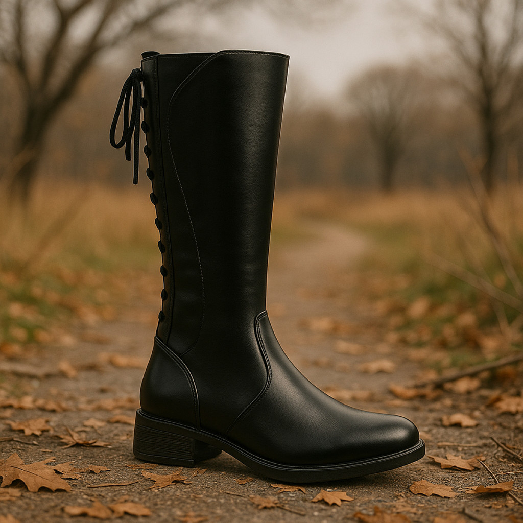 Bota Montaria Feminina Casual Inverno Elegante E Confortável