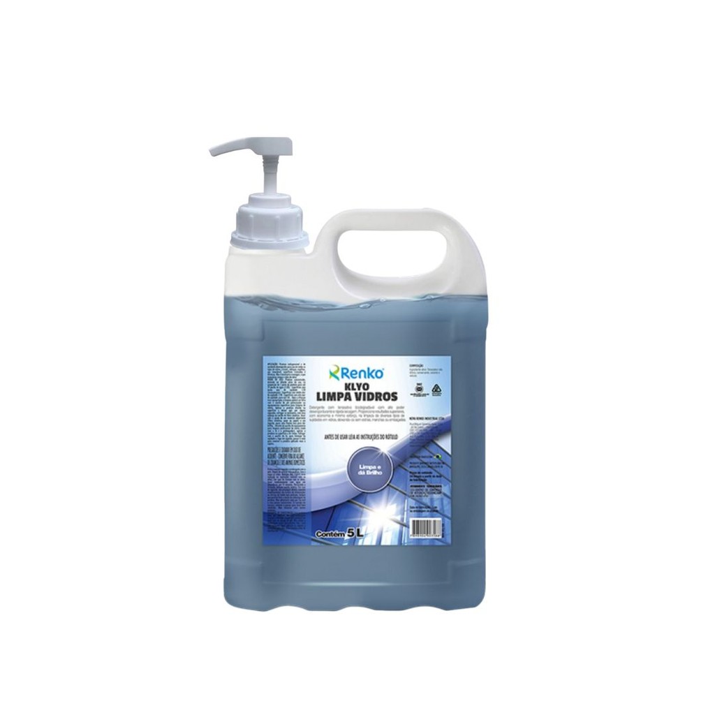 Limpa Vidros Profissional Klyo 5 Litros Renko com Válvula Pump