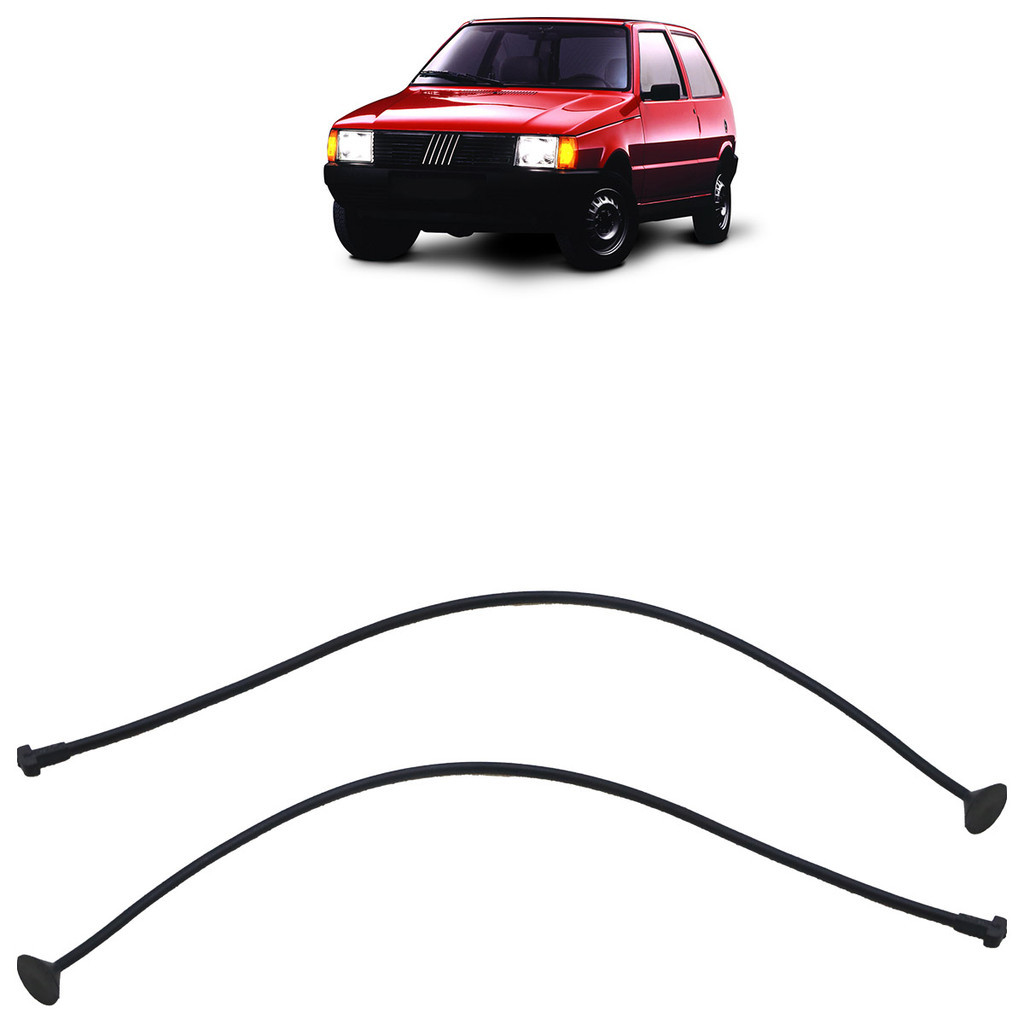 Kit Vareta Capô Uno Mille 1991 1992 1993 1994 1995 1996 1997 1998 1999 2000 2001 2002 2003 2004 2 Peças em Oferta na Shopee