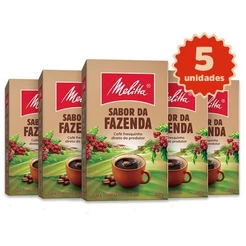 Kit Café Melitta Sabor da Fazenda - 5 Unidades 500g