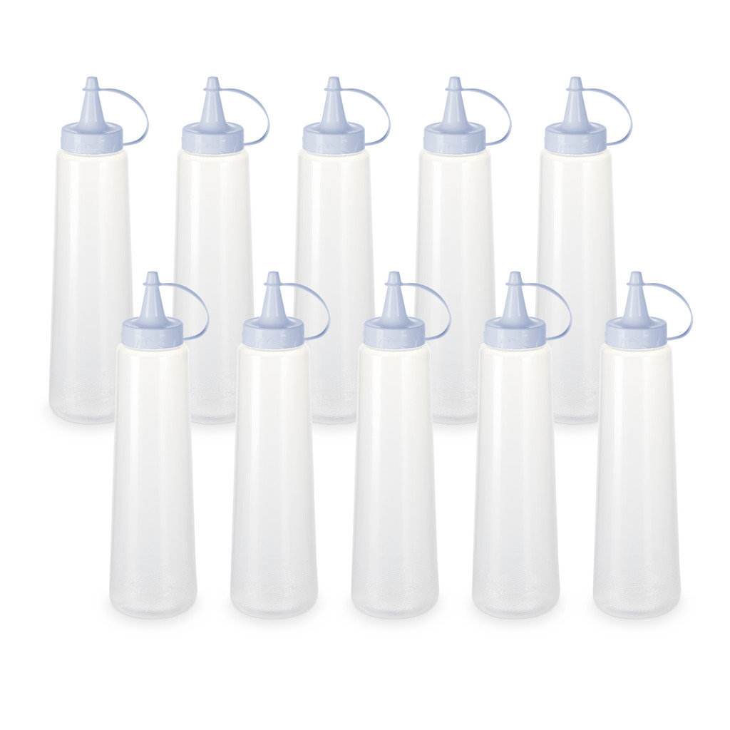 Kit 10 Bisnaga para Molho Bisnaga Ketchup e Maionese 400ml