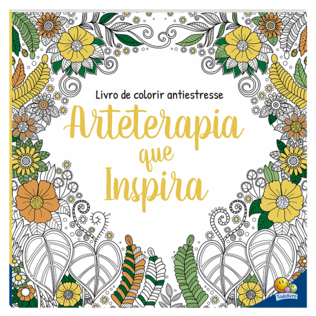 Livro Arteterapia que inspira | Colorir Antiestresse | 48 páginas | Envio Imediato! em Oferta na Shopee