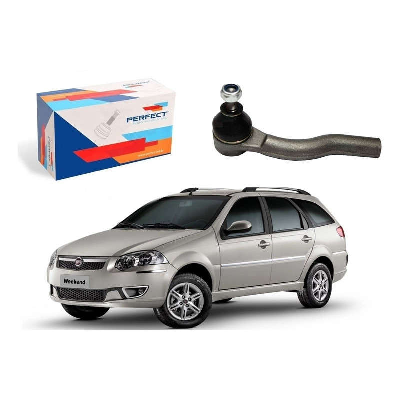 Terminal Direção Direito Palio Weekend 1.4 2011 A 2019 em Oferta na Shopee