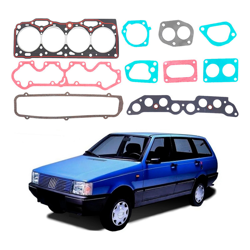 Jogo Junta Cabeçote Fiat Elba 1.6 Argentino 1991 A 1994 - Spare Parts and Accessories for Vehicles