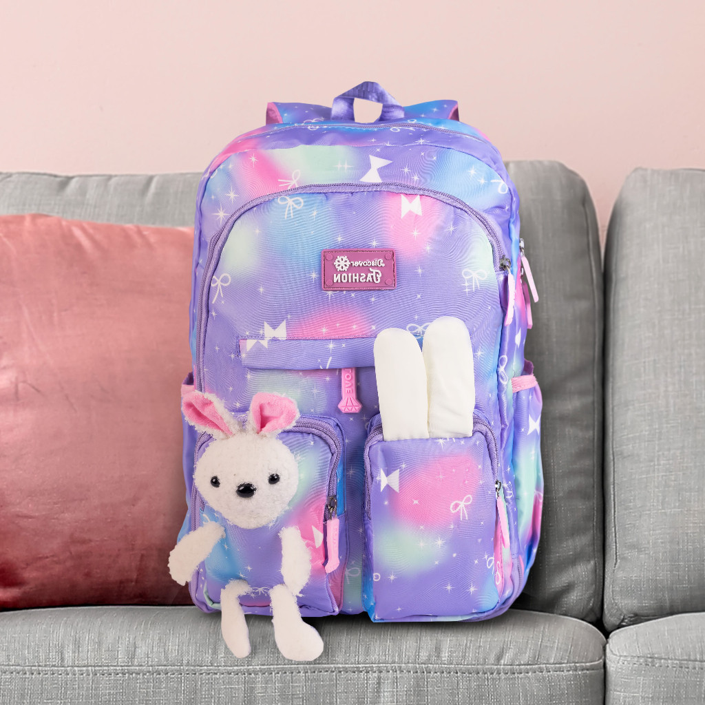 Mochila Infantil Escolar com Coelho Confortável e Estilo para os Pequenos em Oferta na Shopee