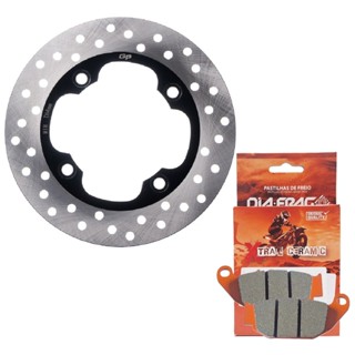 Disco de Freio Traseiro Xre 300 Abs 2019-2023 / Xre Sahara 300 2024-2026 + Pastilhas Cerâmica em Oferta na Shopee