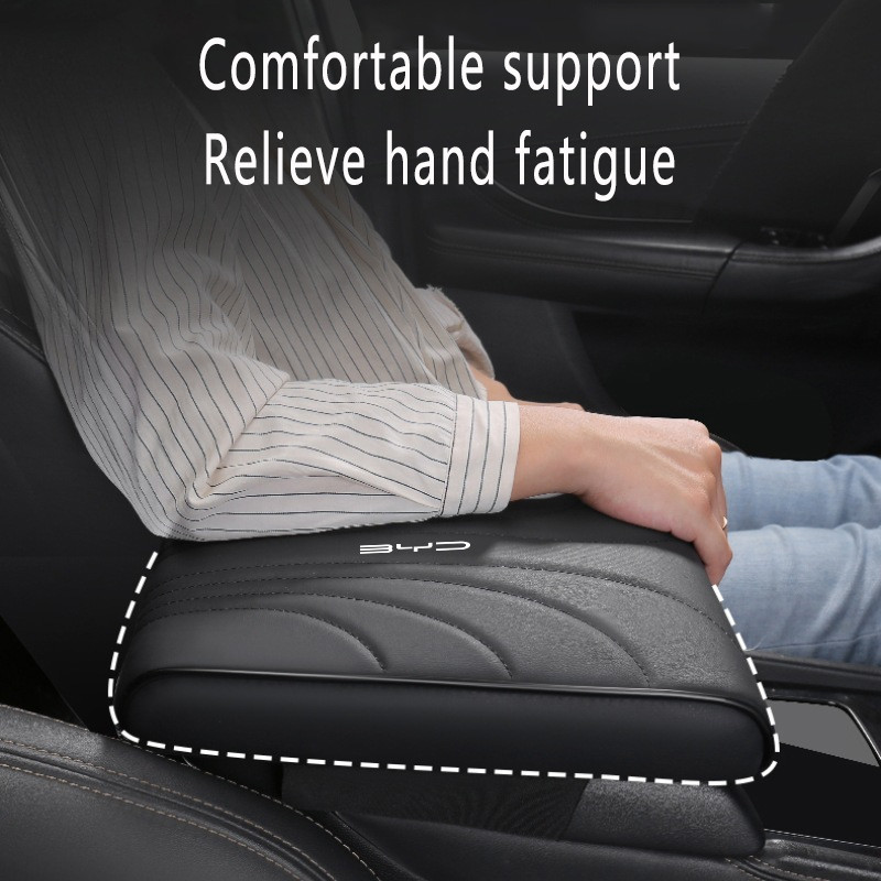BYD Almofada de apoio de braço de espuma de couro espessado para automóveis Dolphin Plus Dolphin Mini BYD Seal Yuan Plus — imagem 2 de 2