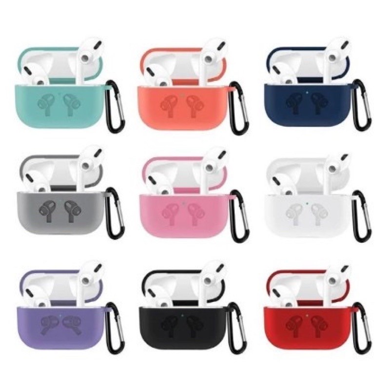 Capa case De Silicone Para Fone De Ouvido Sem Fio Bluetooth Airpods Pro  Apple