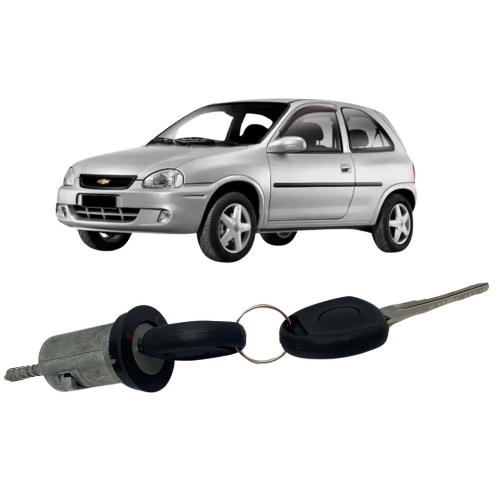 Cilindro Miolo Ignição Corsa 2002 2003 Até 2012 Com Chaves