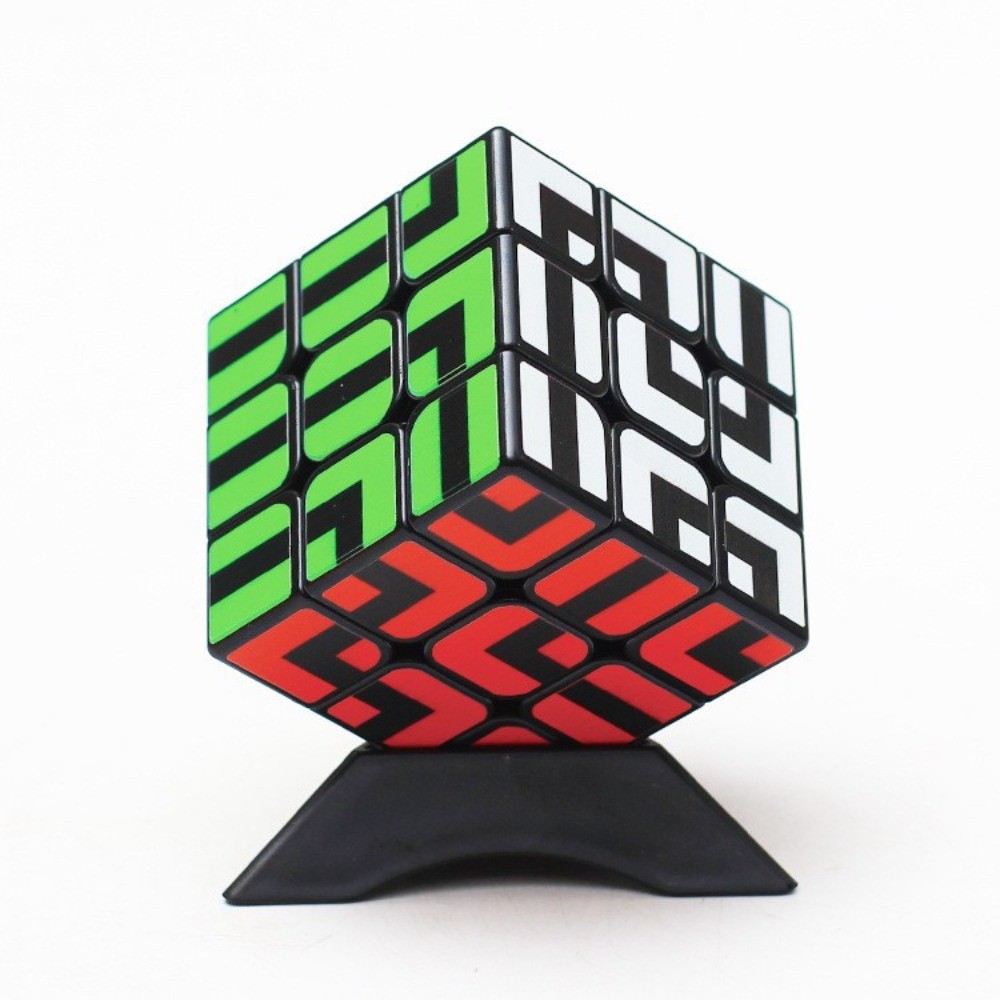 Cubo Mágico 3x3 Patrón de Maça Difícil Stickerless