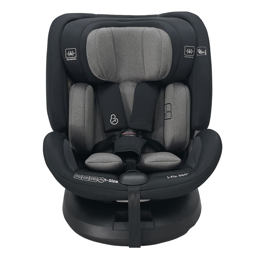 Cadeira para Auto ISOFIX 360° Preto/Caramelo Galzerano | Segurança e Conforto para Todas as Fases