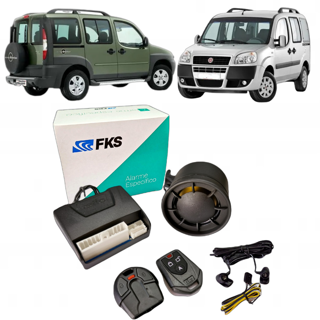 Alarme Fki505 Fiat Doblo Doblo adventure 11 a 16 2 controles